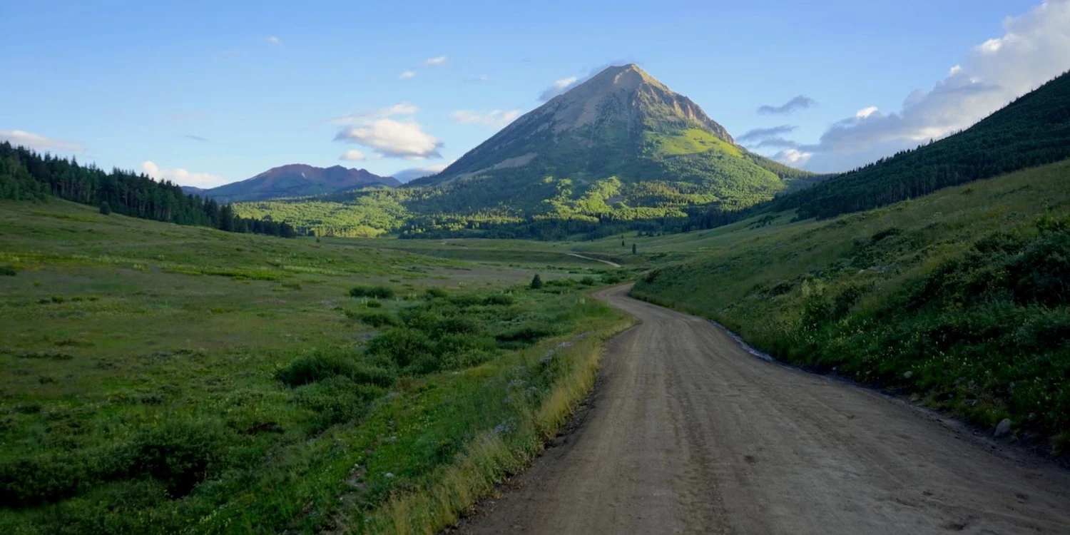 Gothic Road in crested butte, colorado