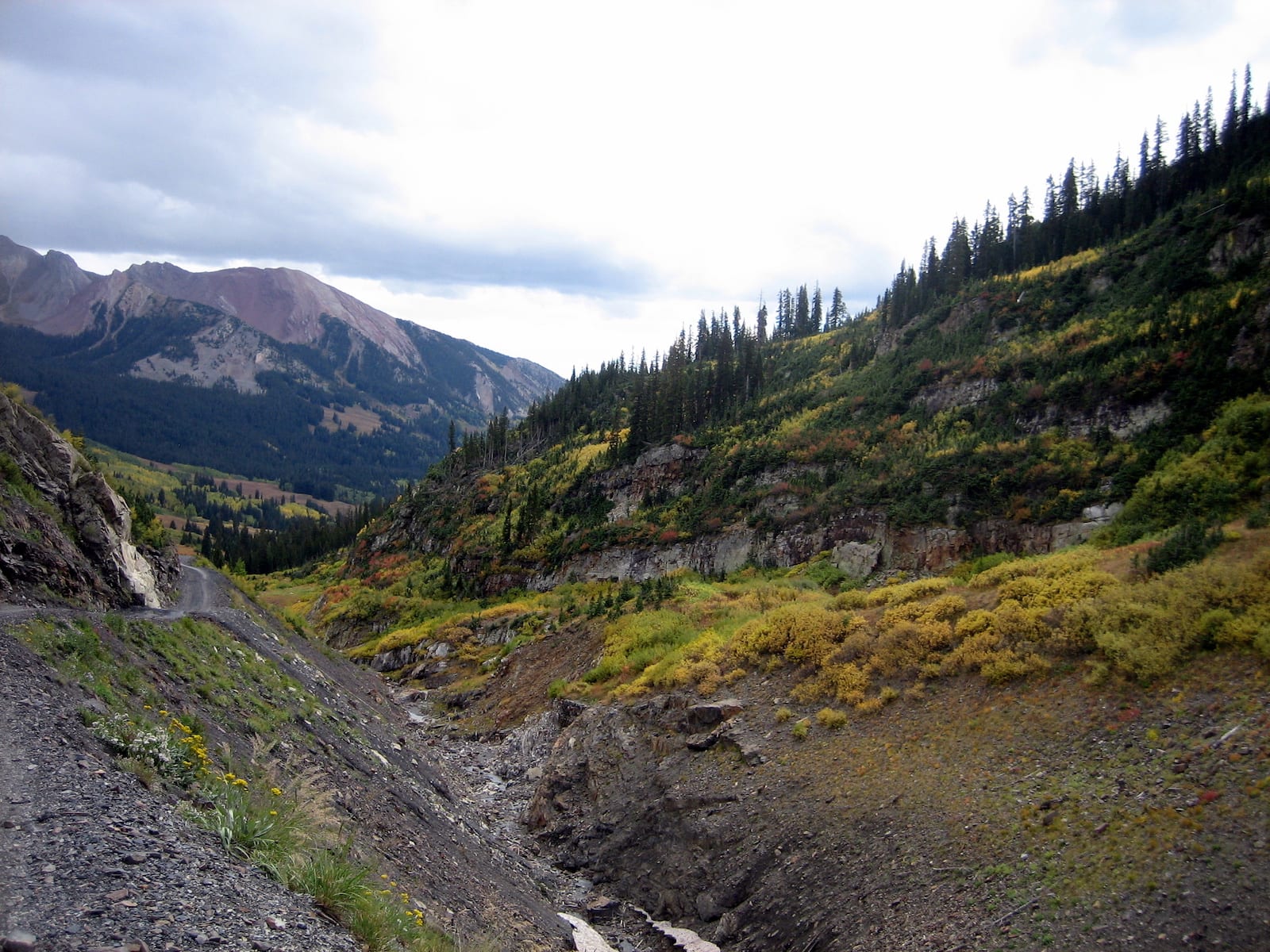 Schofield Pass in crested butte, colorado