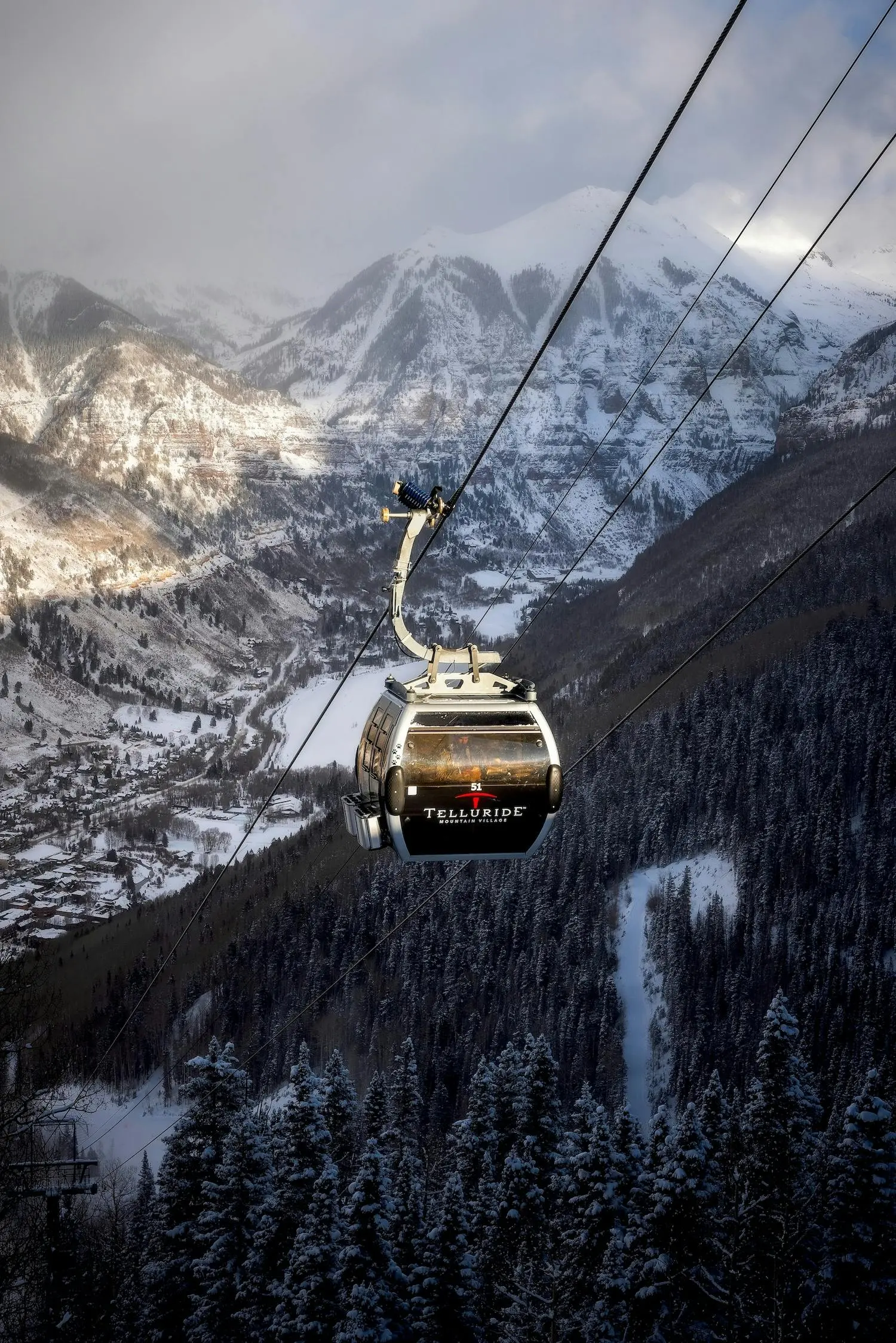 Telluride Gondola over town