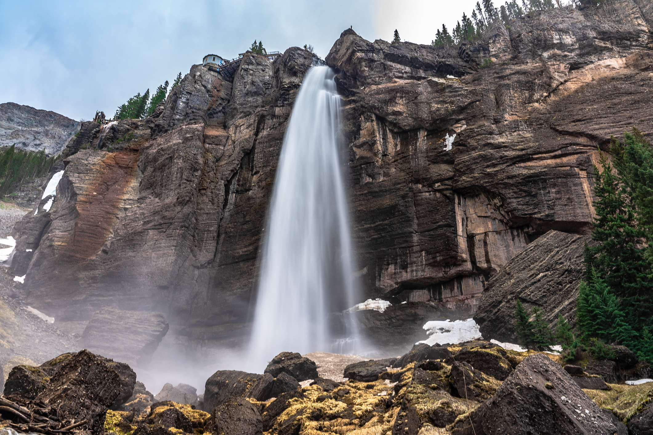 Bridal veil falls in telluride