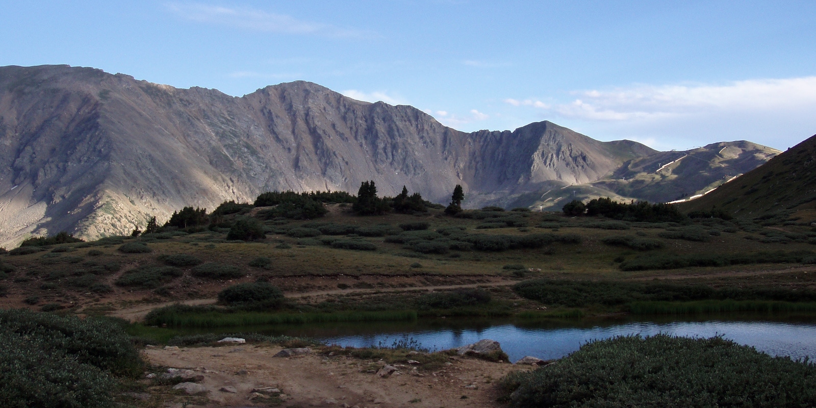Pass lake in loveland pass